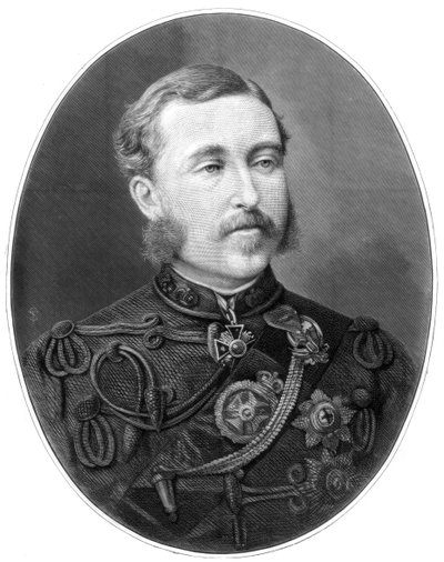 Der Herzog von Connaught, britischer Soldat, 1875 von Unbekannt