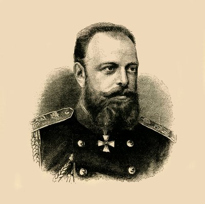 Der Kaiser Alexander III., 1881 von Unbekannt