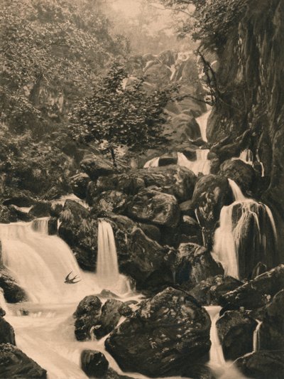 Die Wasserfälle von Lodore von Unbekannt