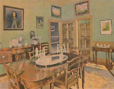 Das Familien-Esszimmer, 1946 von Unbekannt