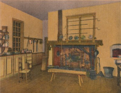 Die Familienküche, 1946 von Unbekannt