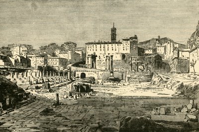Das Forum in Rom, 1890 von Unbekannt