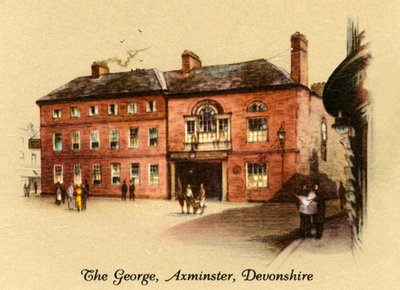 The George, Axminster, Devonshire, 1936 von Unbekannt