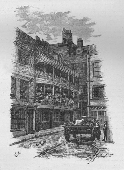 The George Inn, Borough, 1890 von Unbekannt