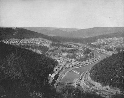 Die große Schleife bei Mauch Chunk, 19. Jahrhundert von Unbekannt
