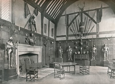 Die Halle im Ockwells Manor, 1905 von Unbekannt