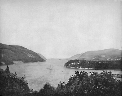 Der Hudson River bei West Point von Unbekannt