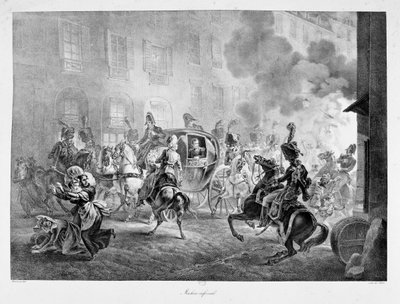 Die Höllenmaschine, 24. Dezember 1800, 19. Jahrhundert von Unbekannt