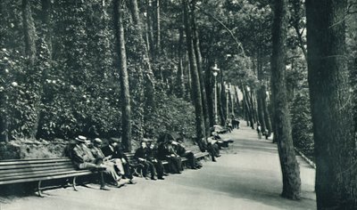 Der Spaziergang der Invaliden, ca. 1910 von Unbekannt