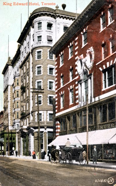 Das King Edward Hotel, Toronto, Kanada, 1911 von Unbekannt