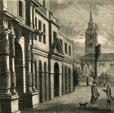 Die königlichen Stallungen, 1881 von Unbekannt
