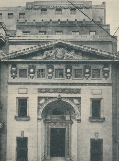 Der Eingang der Leadenhall Street von Lloyds von Unbekannt