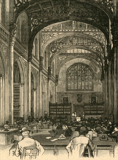 Die Bibliothek, Guildhall, 1897 von Unbekannt