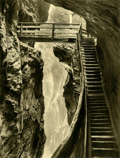 Die Liechtensteinklamm, Österreich, ca. 1935 von Unbekannt