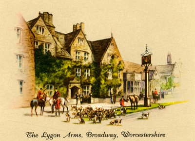 The Lygon Arms, Broadway, Worcestershire, 1936 von Unbekannt