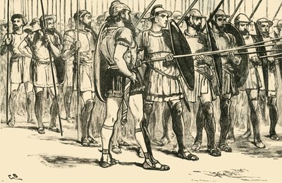 Die makedonische Phalanx von Unbekannt