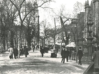 The Mall, Boston, USA, 1895 von Unbekannt