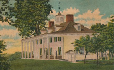 Das Herrenhaus mit Blick auf den Potomac, 1946 von Unbekannt