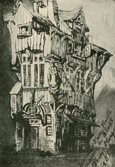 Das alte Haus in Blois, 19. Jahrhundert, 1902 von Unbekannt