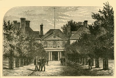 Das alte Haus, vom Hof, 1898 von Unbekannt