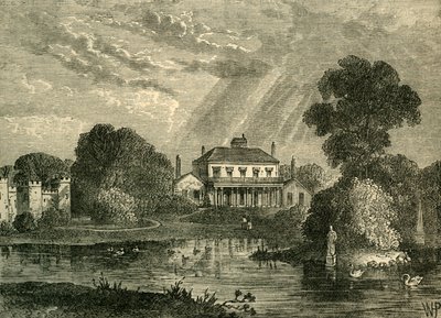 Der Pavillon, Hans Place, im Jahr 1800, ca. 1876 von Unbekannt