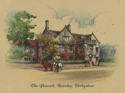 Der Pfau, Rowsley, Derbyshire, 1939 von Unbekannt