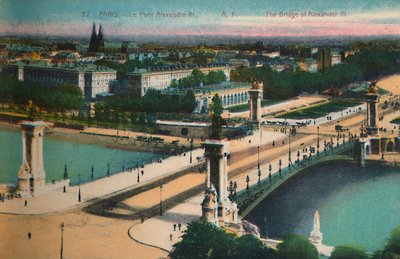Die Pont Alexandre III, Paris, ca. 1920 von Unbekannt