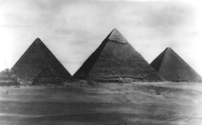 Die Pyramiden von Gizeh, Ägypten, 1949 von Unbekannt