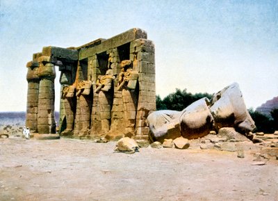 Das Ramesseum, Theben, Ägypten, 20. Jahrhundert von Unbekannt