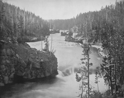 Die Stromschnellen des Yellowstone, 19. Jahrhundert von Unbekannt