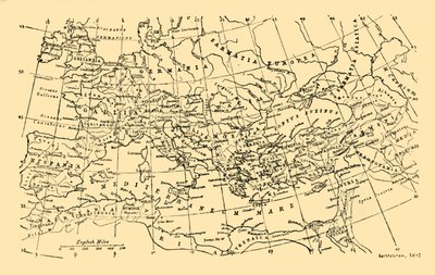Das Römische Reich unter Augustus, ca. 1930 von Unbekannt