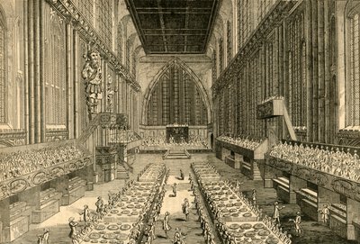 Das königliche Bankett in der Guildhall, 1761, 1897 von Unbekannt