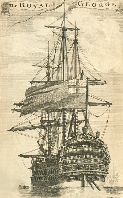 Die Royal George, 1756 von Unbekannt