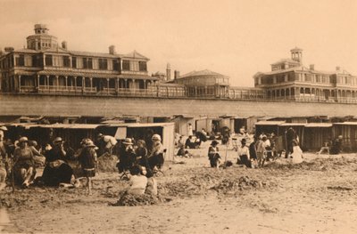 Die königliche Residenz und die Esplanade, ca. 1928 von Unbekannt