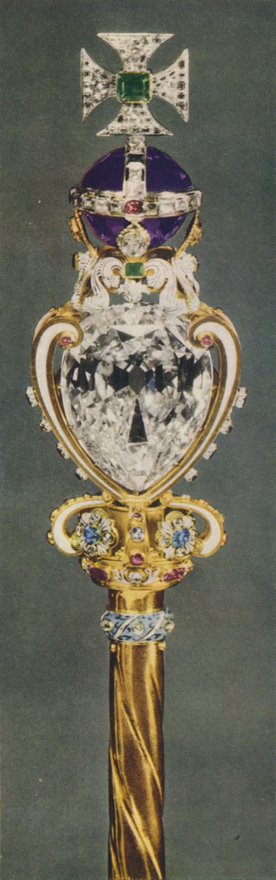 Das Königliche Zepter mit dem Kreuz, 1937 von Unbekannt
