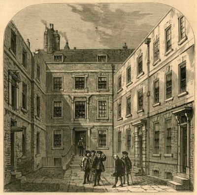 Das Haus der Royal Society in Crane Court, 1897 von Unbekannt