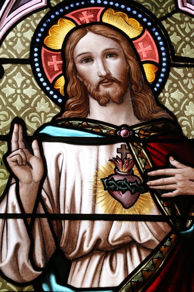 Das Heiligste Herz Jesu, Monnetier-Mornex, Frankreich von Unbekannt