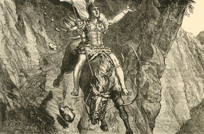 Das Opfer des Curtius, 1890 von Unbekannt