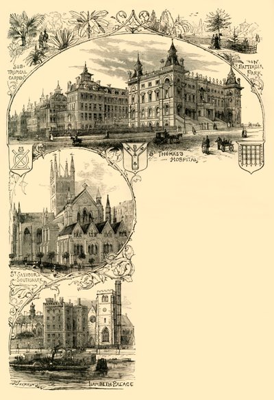 Die südlichen Vororte, ca. 1878 von Unbekannt