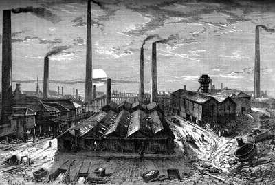 Die St Rollox Chemiewerke, Glasgow, ca. 1880 von Unbekannt