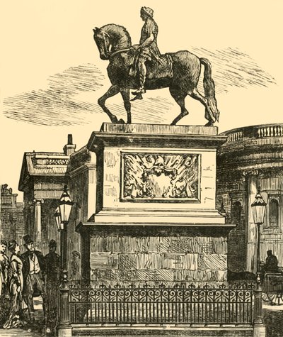 Die Statue von Wilhelm III., 1898 von Unbekannt