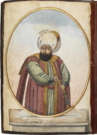 Der Sultan Osman I, frühes 19. Jahrhundert von Unbekannt