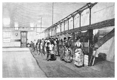 Die Telefonzentrale, Melbourne, Victoria, Australien, 1886 von Unbekannt