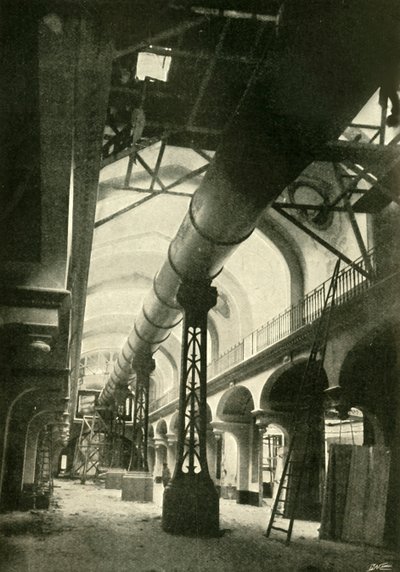 Das Teleskop fertiggestellt, 1900 von Unbekannt