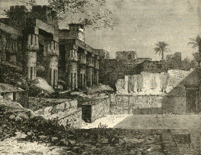 Der Tempel von Luxor von Unbekannt