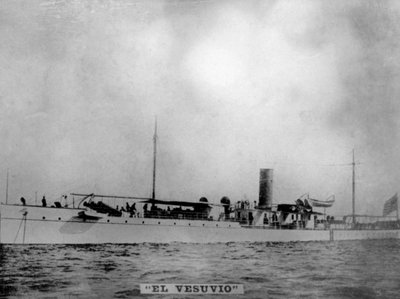 Das Vesubio-Schlachtschiff, 1898, 1920er von Unbekannt
