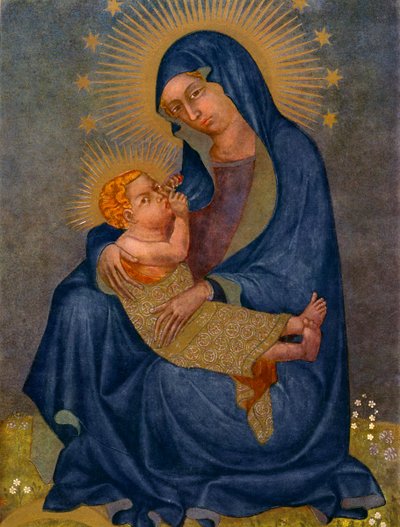 Die Vysehrad-Madonna des Regens, um 1360, 1955 von Unbekannt