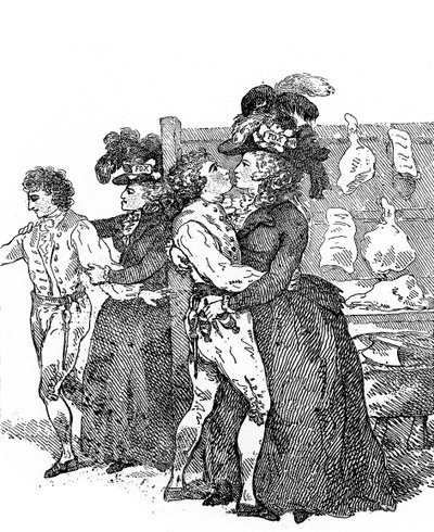 Die Westminster-Wahl, 1780er, um 1920 von Unbekannt