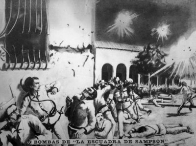 Die Bomben des Sampson-Geschwaders von Unbekannt