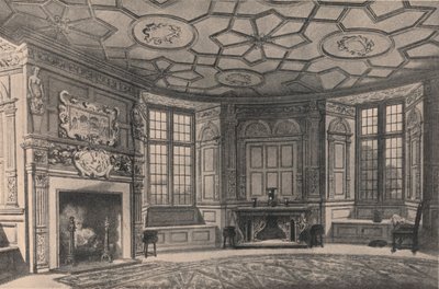 Das runde Speisezimmer, Longford Castle, Wiltshire, 1915 von Unbekannt